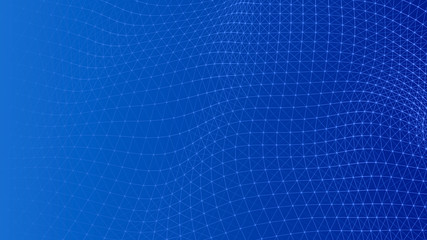 Fototapeta premium Abstract lines background. Connection structure. Geometric background. Abstract polygonal space. 4k rendering.