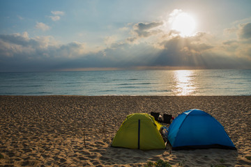 A small tent