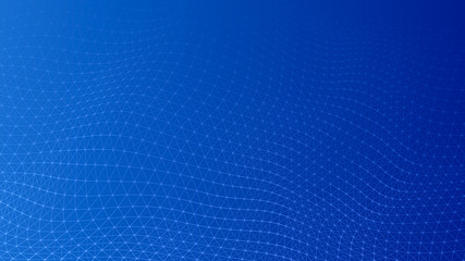 Abstract lines background. Connection structure. Geometric background. Abstract polygonal space. 4k rendering.