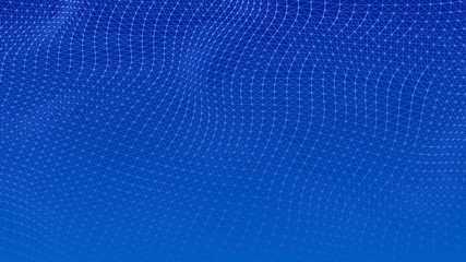 Abstract lines background. Connection structure. Geometric background. Abstract polygonal space. 4k rendering.