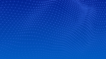 Abstract lines background. Connection structure. Geometric background. Abstract polygonal space. 4k rendering.