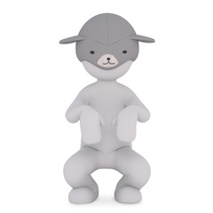 make a pose with a mask