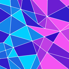 Polygonal background in vector