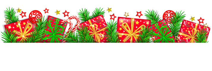 Christmas horizontal banner