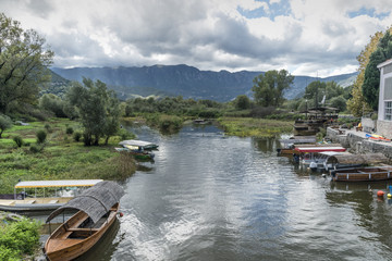 Fototapeta premium lake skadar, montenegro
