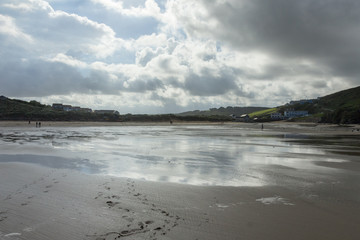 Mawgan Porth Beach, Cornwall England