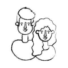 couple avatar characters icons