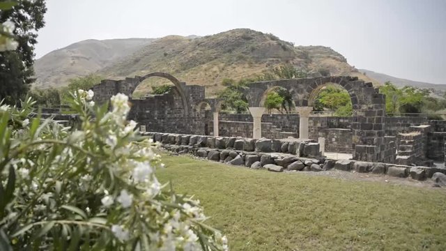 Kursi National Park at Golan Heights, Israel
