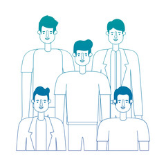 group of men characters