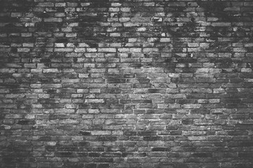 Brick wall back background