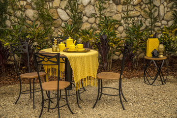 garden decorative background house