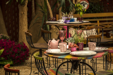 garden decorative background house