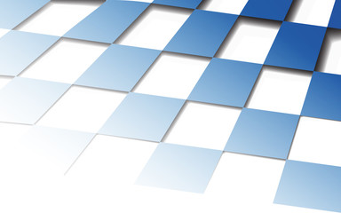 Abstract of blue mosaic background with chess pattern