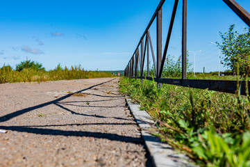 bridge over the field
