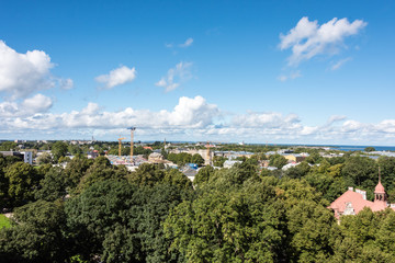 Fototapeta na wymiar view of the city of Tallin Estonia 