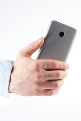 Taking photo with smartphone