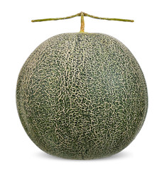 Melon isolated on white with clipping path