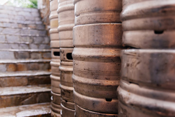 an image of a craft beer equipment at a brewery