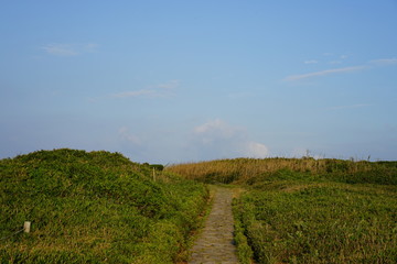 海岸のへの道