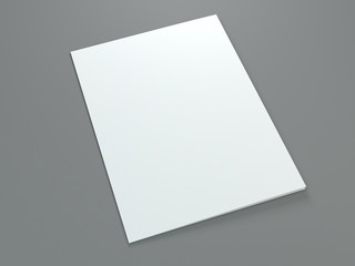 Identity, corporate, style, set of booklets, blank folding paper flyer. 3D