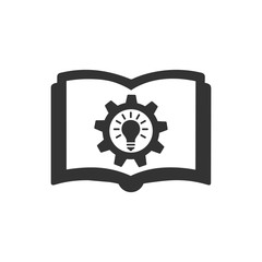 Повышение квалификации. Векторный значок.