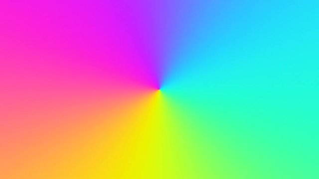 Soft color gradient spinning in a colorful rotating background with a seamless loop in high definition multicolor background motion video clip