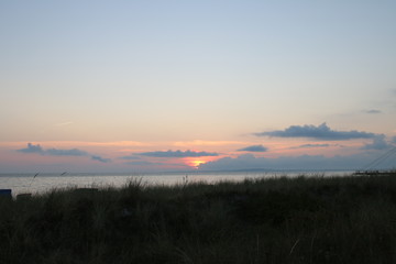 Traumhafter Sonnenaufgang an der Ostsee bei Hohwacht