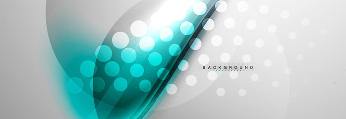 Smooth flowing wave motion concept background