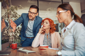 Successful business people