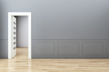 large luxury modern bright interiors apartment Living room illustration 3D rendering computer generated image