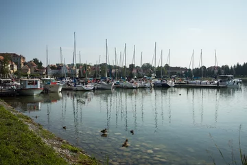  Marina and pier on Rynskie lake, town of Ryn. © Curioso.Photography