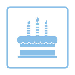 Party cake icon