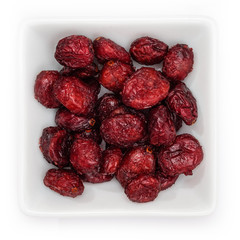 Cranberries rot getrocknet in Schüssel