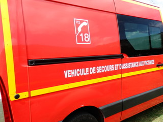Fototapeta premium pompiers