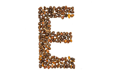 40 / 10000 АНГЛИЙСКИЙ Перевести вGoogleBing The alphabet of the pine nuts on a...