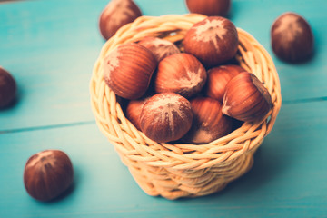 Brown hazel nut