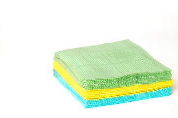 Napkin on white background