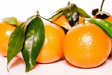 Orange fruit. Fresh isolated citrus