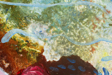 Detail of the Painting as a Background