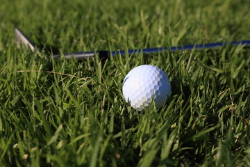 アイアンとゴルフボール
