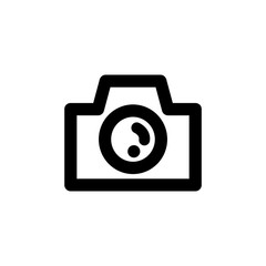 Camera vector icon isolated on background. Trendy sweet symbol. Pixel perfect. illustration EPS 10.