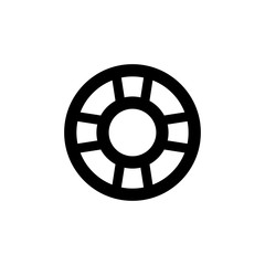 Obraz premium Help vector icon isolated on background. Trendy sweet symbol. Pixel perfect. illustration EPS 10.