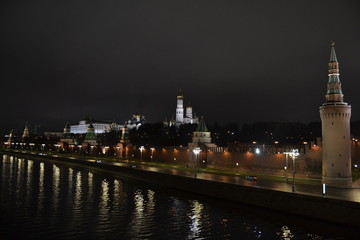 Fototapeta premium moscow kremlin at night