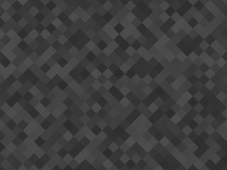 Black abstract background. Geometric square pattern. Vector template