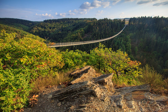 H&auml;ngeseilbr&uuml;cke Geierlay im Hunsr&uuml;ck