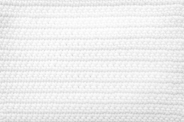 Texture white crochet knitted seamless patterns background