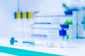 Syringe, medical injection