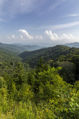 Fototapeta na wymiar Smoky Mountains Scenic Landscape