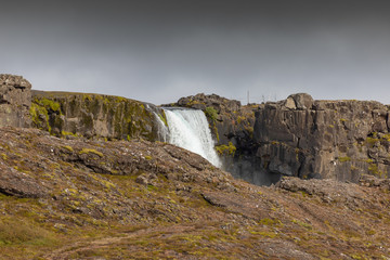 Fototapeta na wymiar Öxarárfoss Waterfall