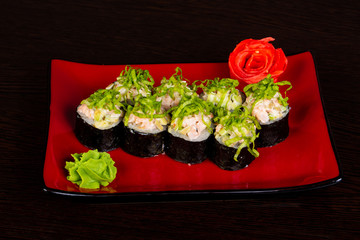 Japanese roll with chicken